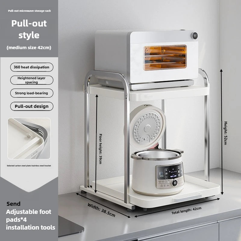 2-Tier Microwave Oven Rack