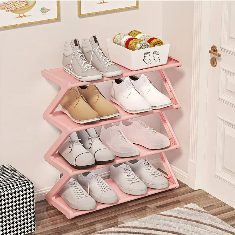 Z-Shaped Shoe Rack