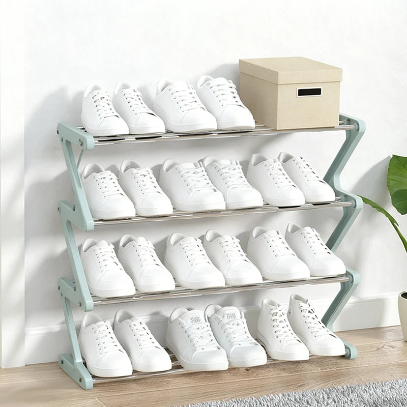 Z-Shaped Shoe Rack