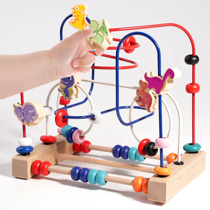 Montessori Wooden Bead Toy