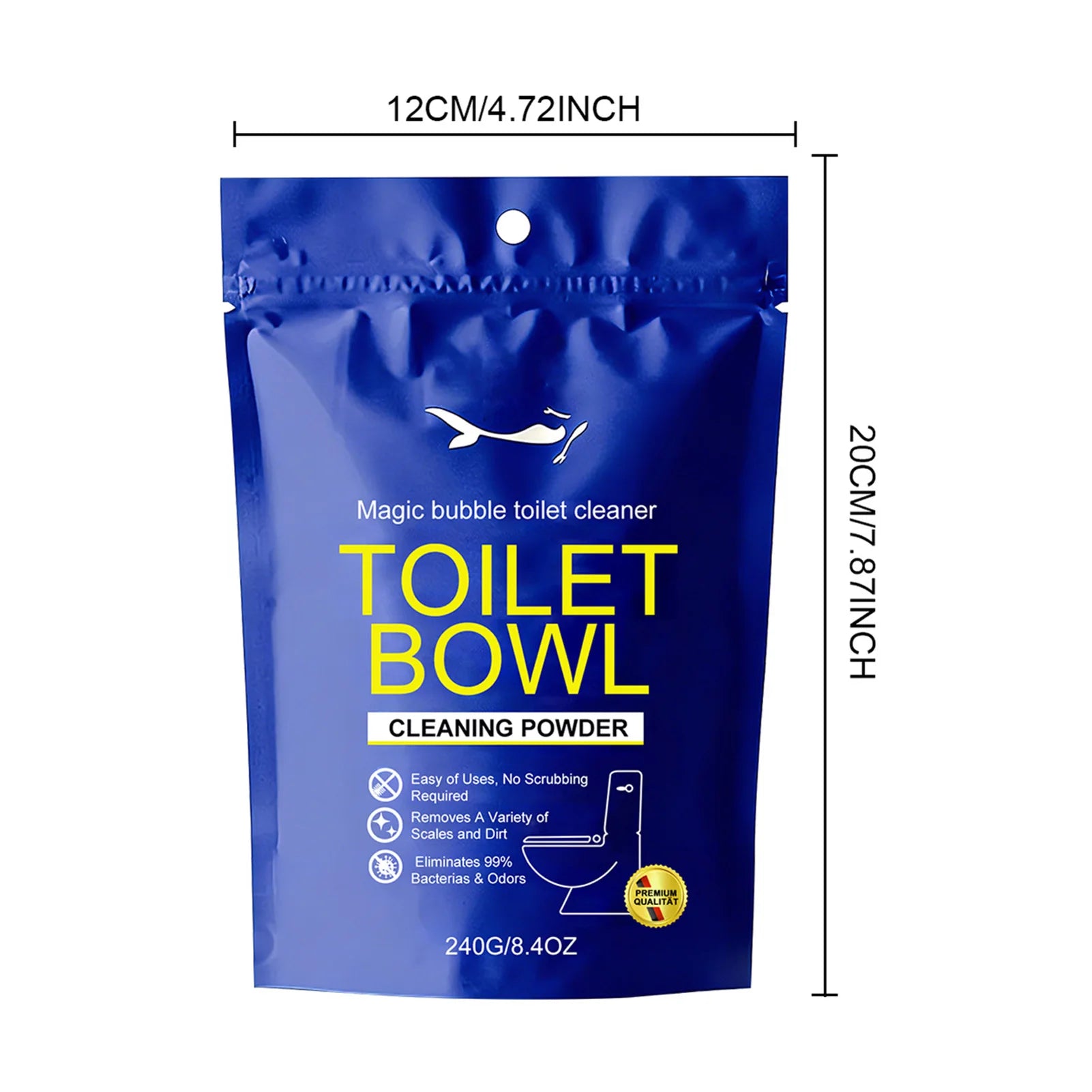 Toilet Cleaner Bubble Powder