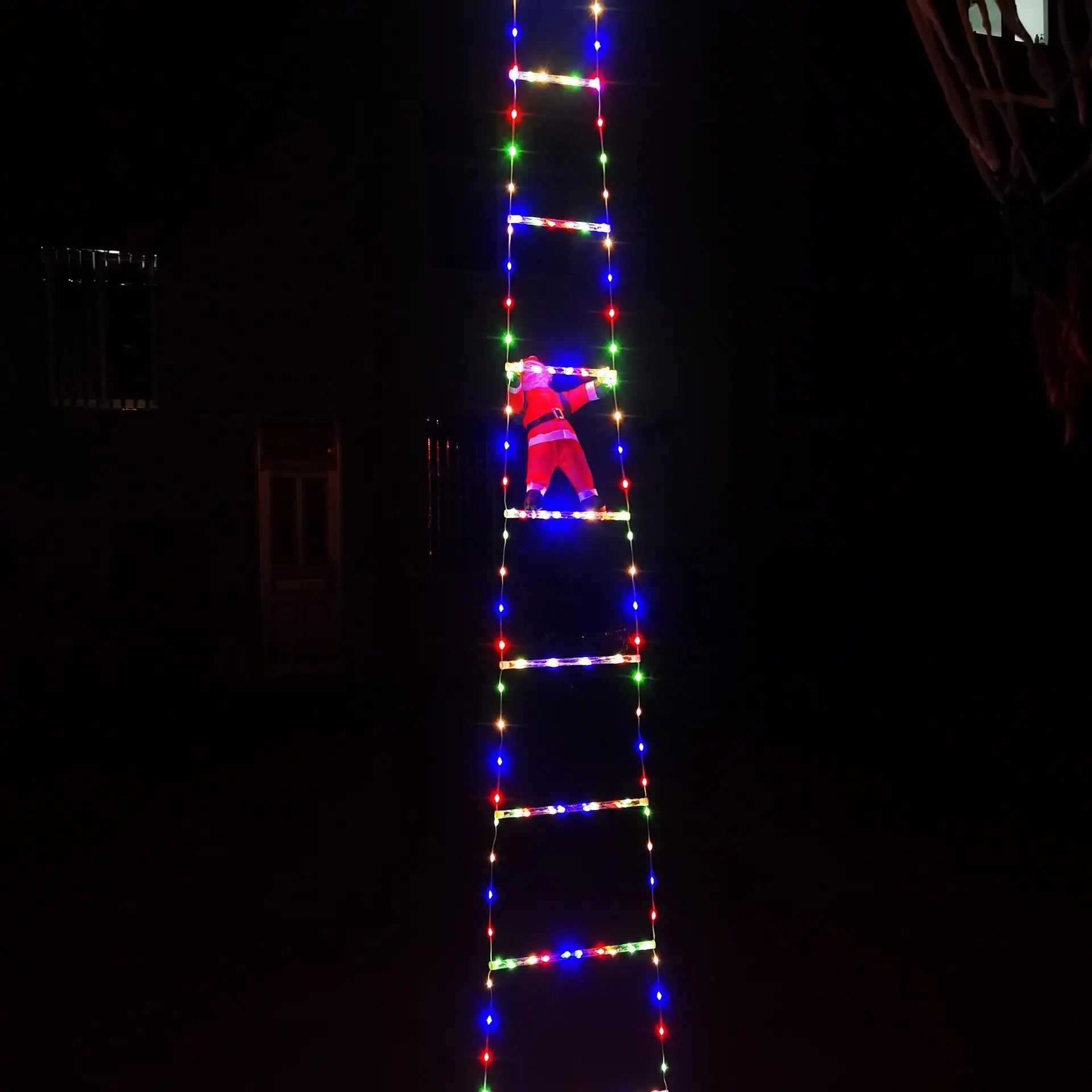 Santa Claus Climbing