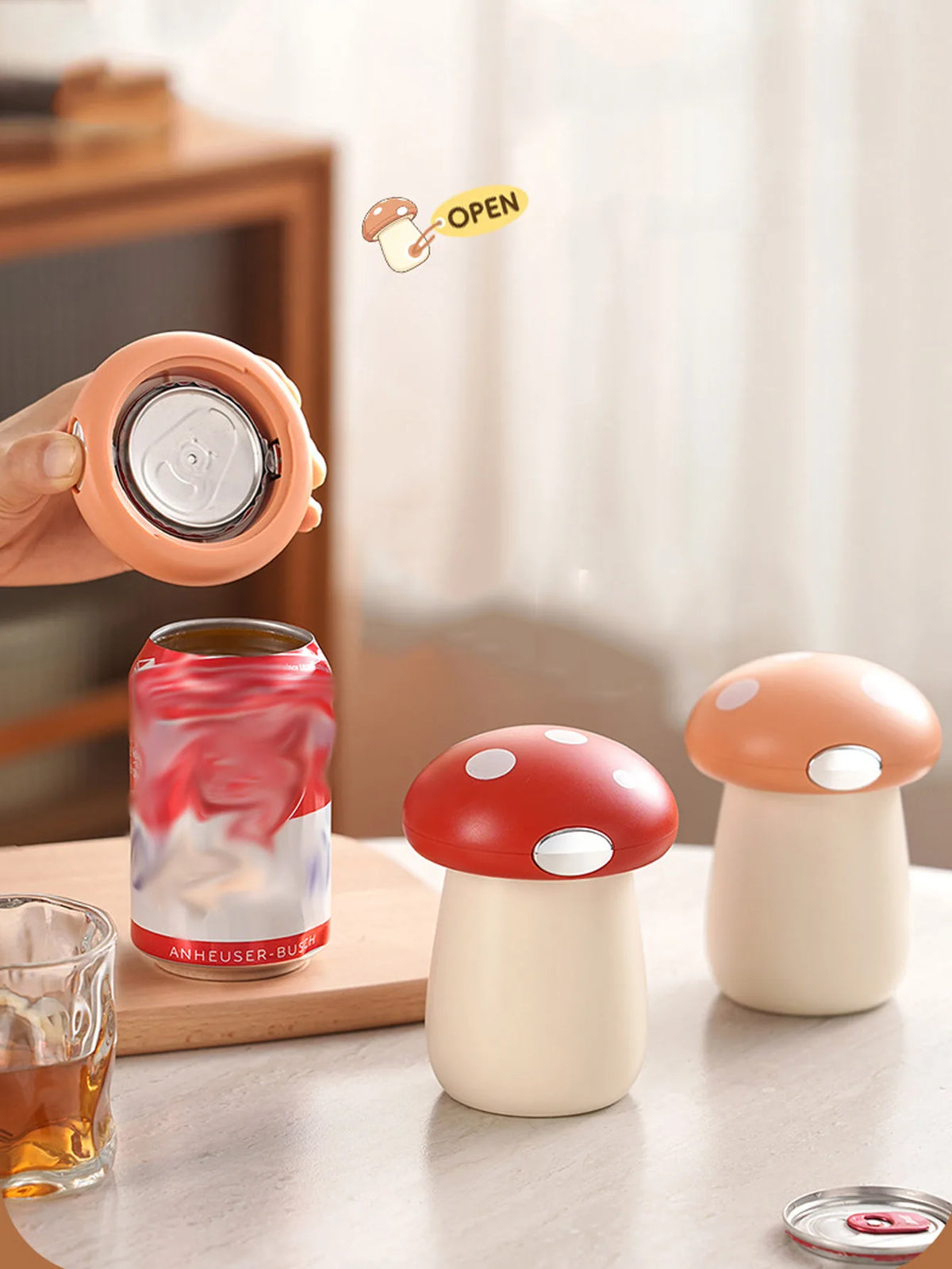 Cute Mushroom Can & Bottle Opener