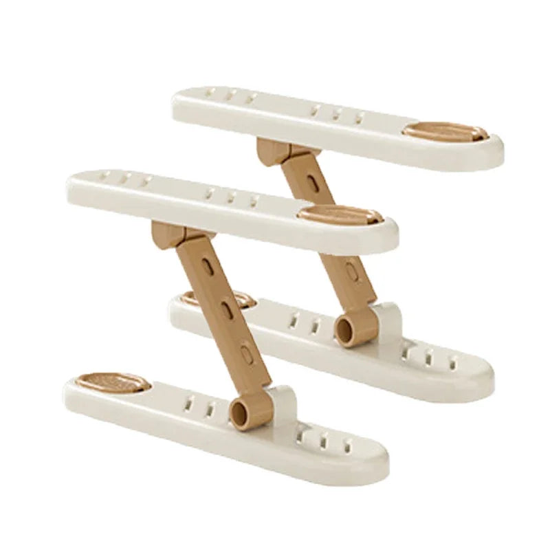 10PCS Double-Layer Shoe Rack Organizer