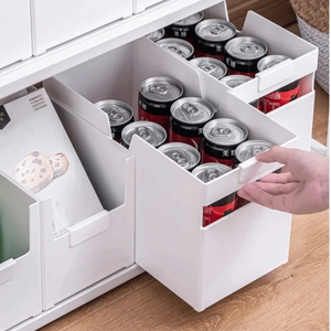 2 PCS Expandable Plastic Storage Box