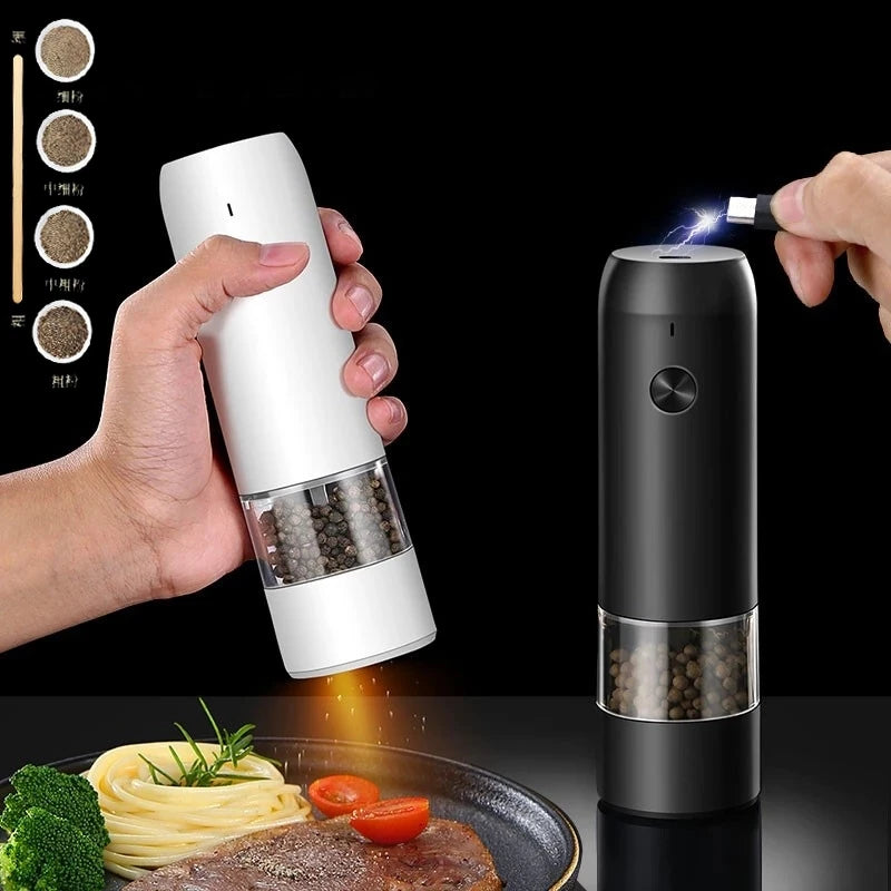 Rechargeable Electric Salt & Pepper Grinder Set