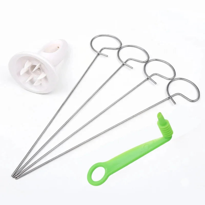 Rotating Potato Spiral Slicer