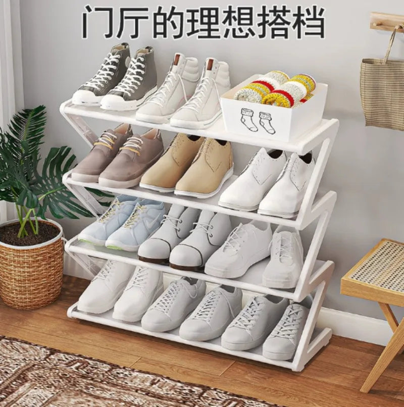 Z-Shaped Shoe Rack