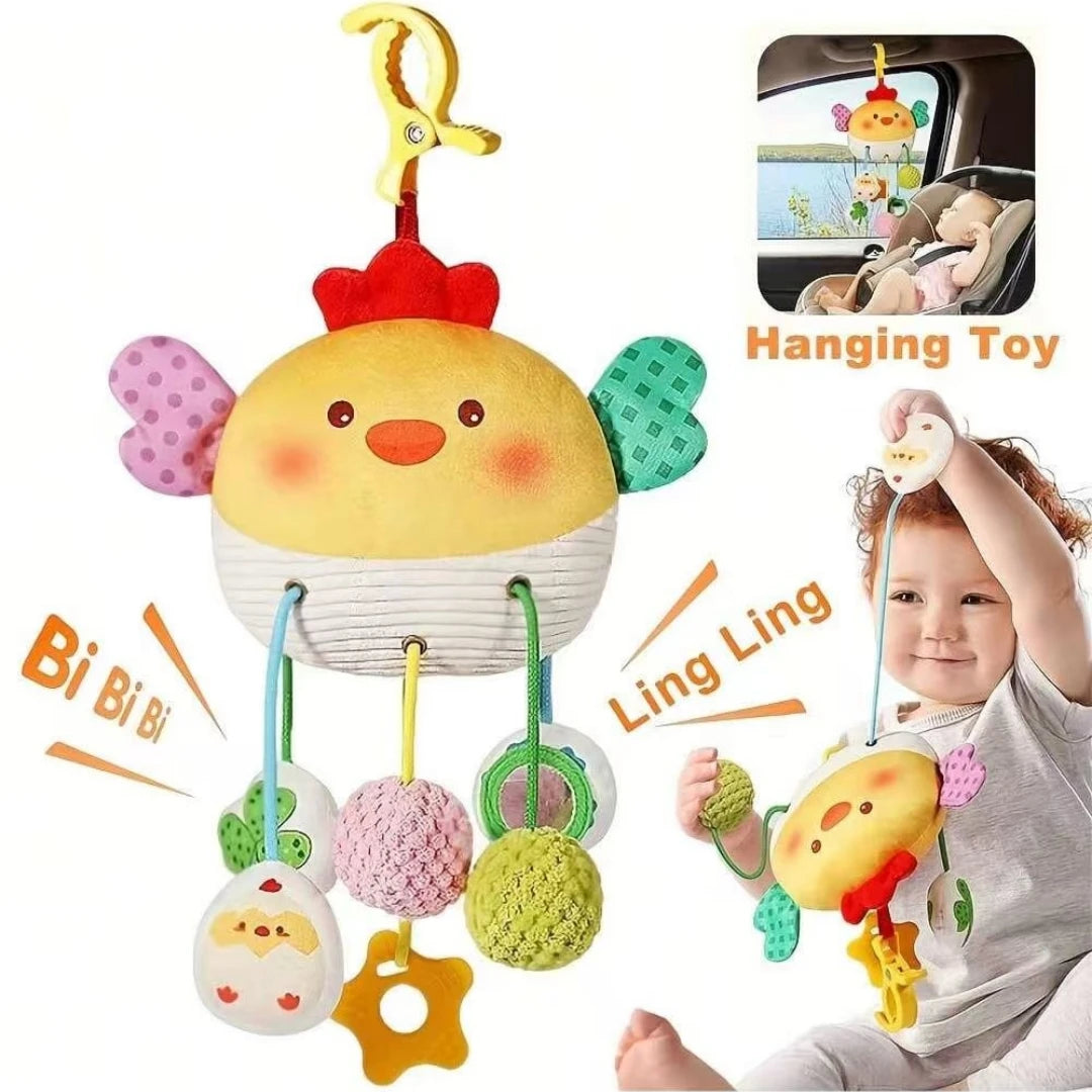 Plush Baby Crab Hanging Stroller & Crib Toy