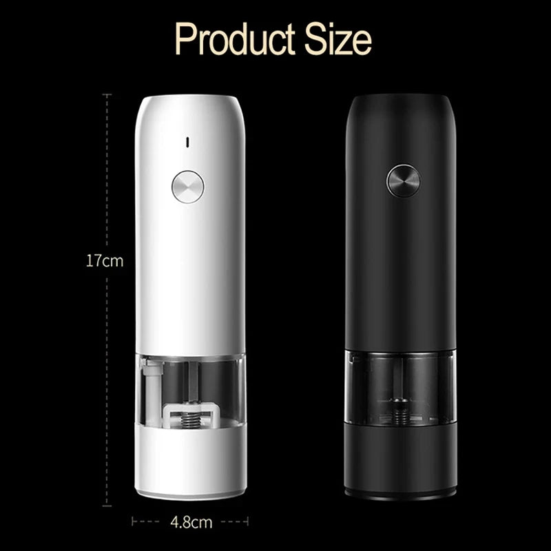 Rechargeable Electric Salt & Pepper Grinder Set