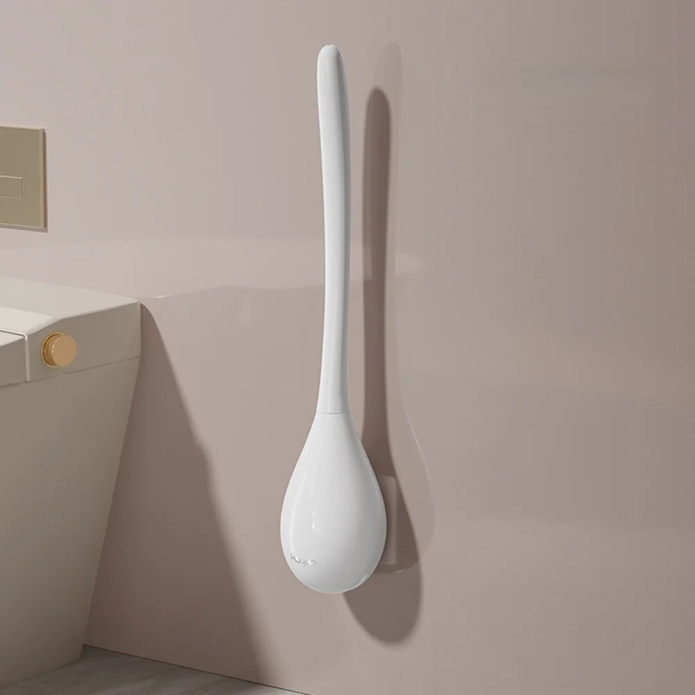 Wall-Mounted Toilet Brush & Holder