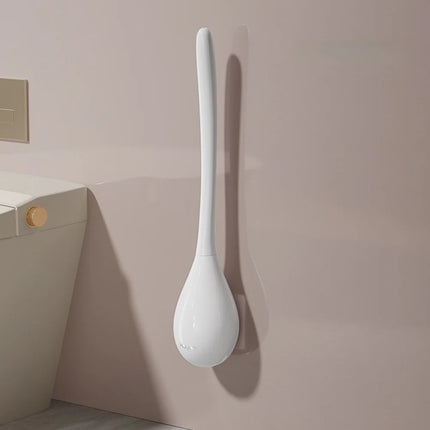 Wall-Mounted Toilet Brush & Holder
