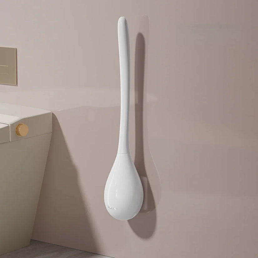 Wall-Mounted Toilet Brush & Holder