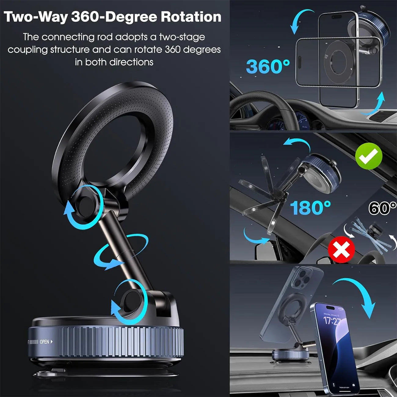 Magnetic Car Phone Holder