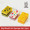 3PCS Double-Sided Scrub Sponge 3PCS