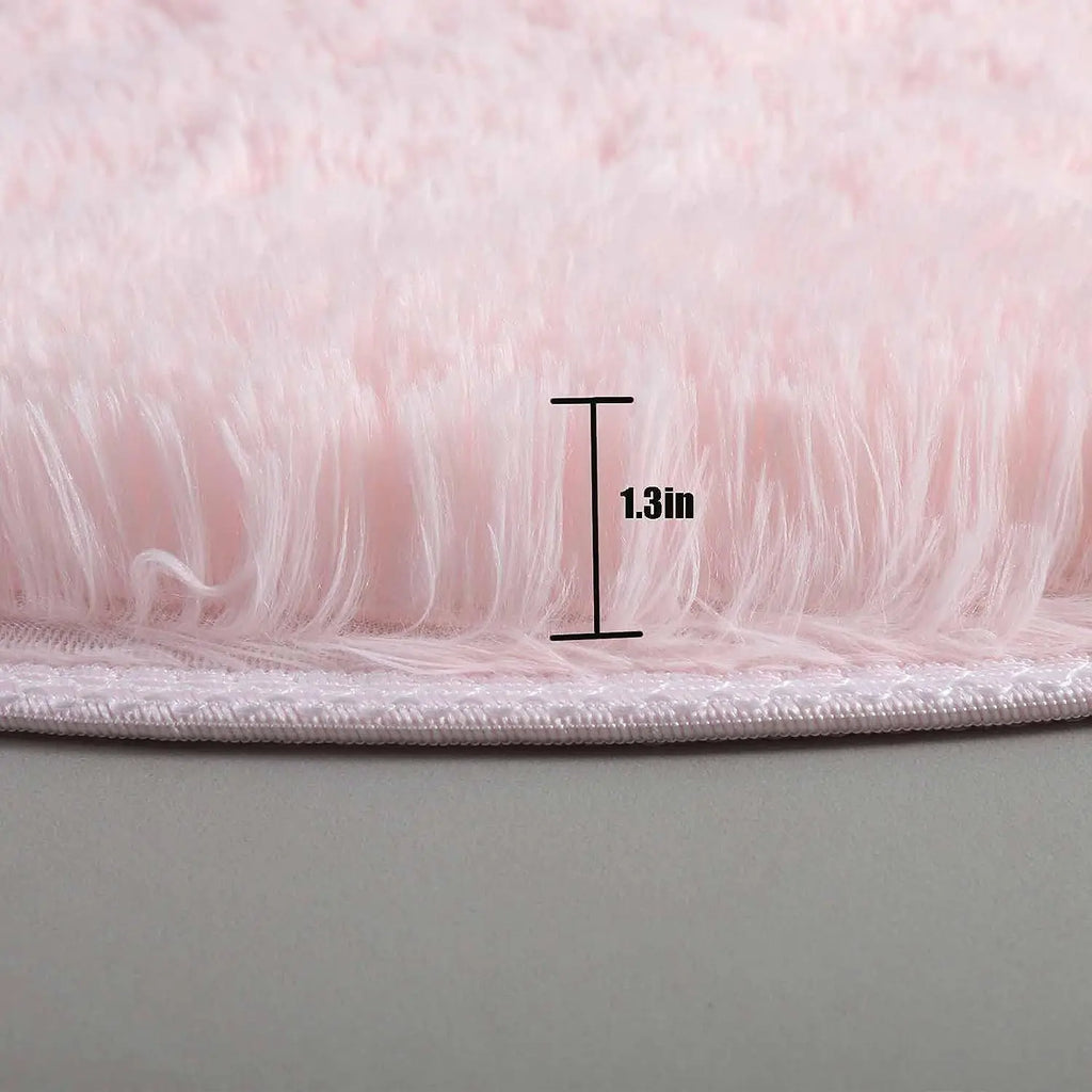 Round Fluffy Soft Area Rug
