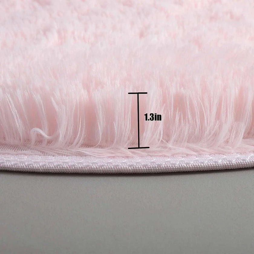 Round Fluffy Soft Area Rug