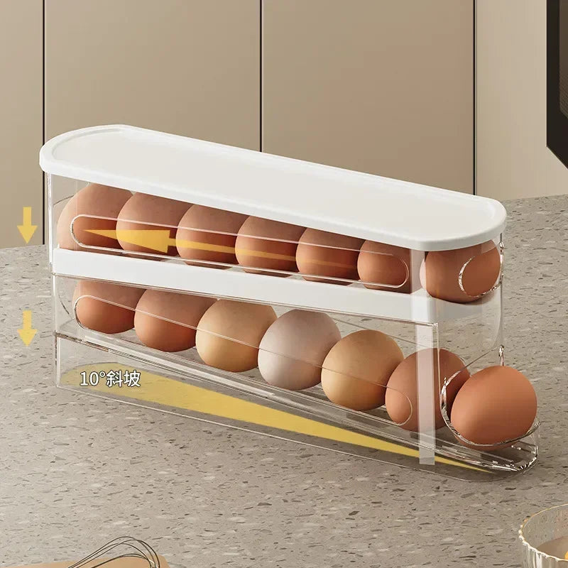 Automatic Rolling Egg Rack Holder