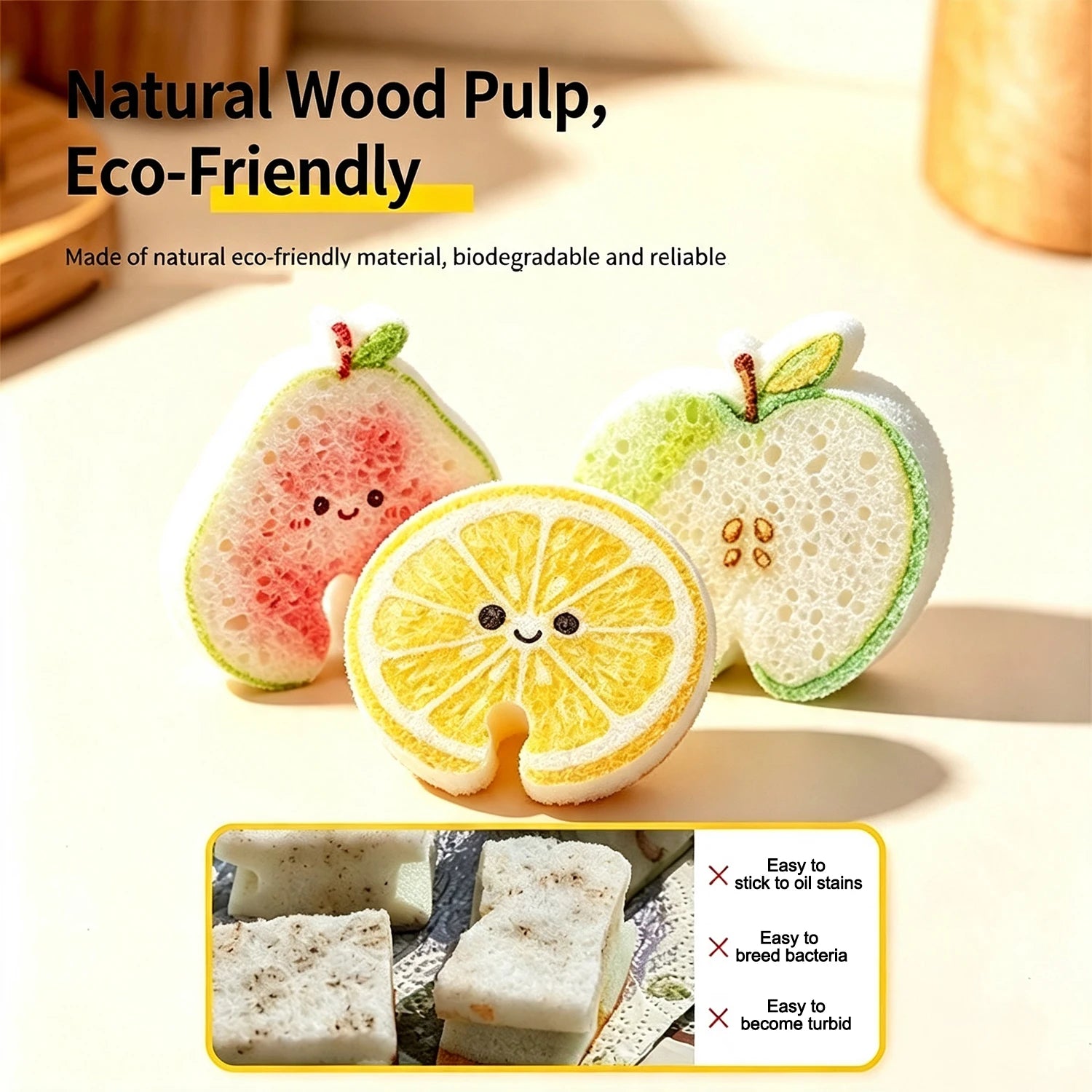 Kitchen Dishwashing Sponges
