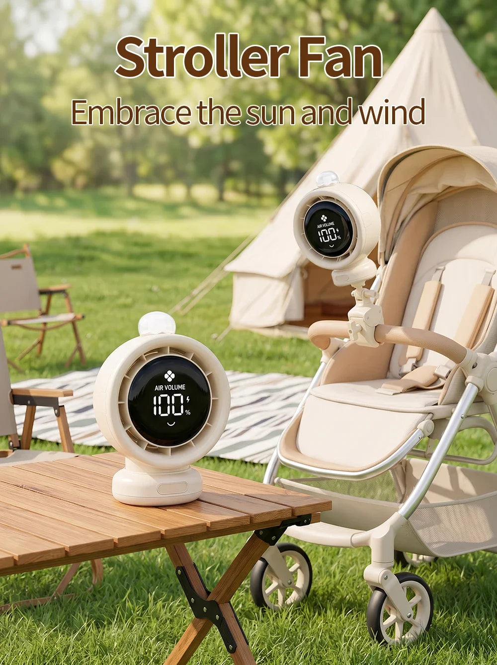 Portable Stroller Fan