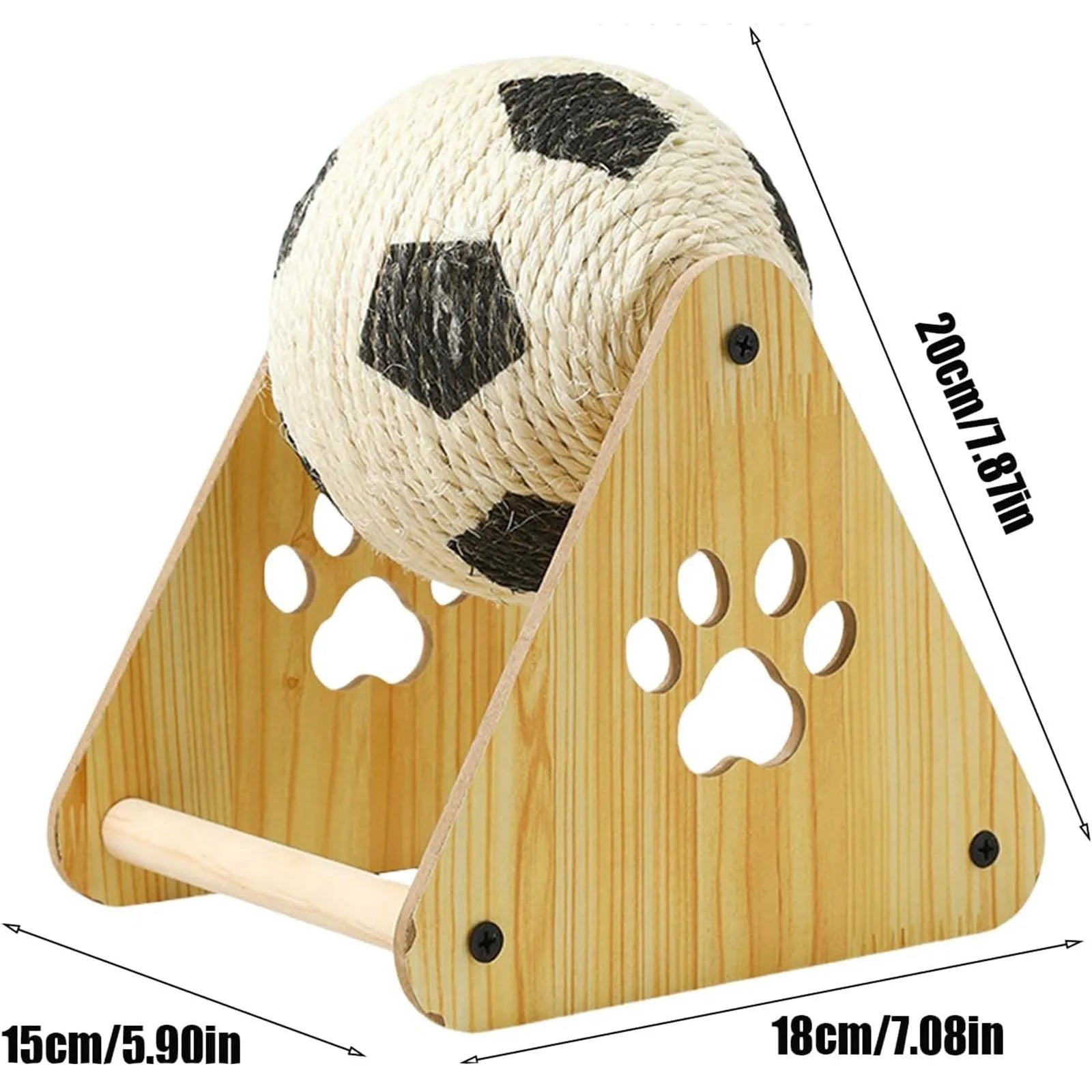 Cat Scratching Ball