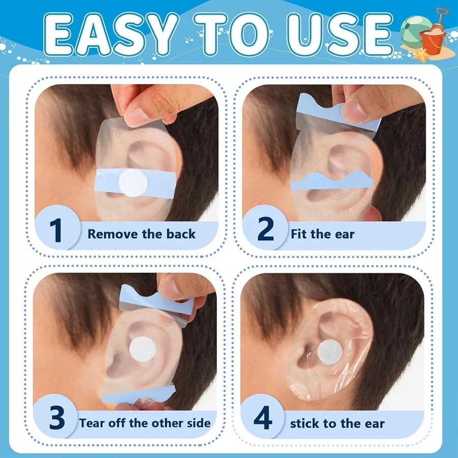 30/60Pcs Waterproof Ear Covers