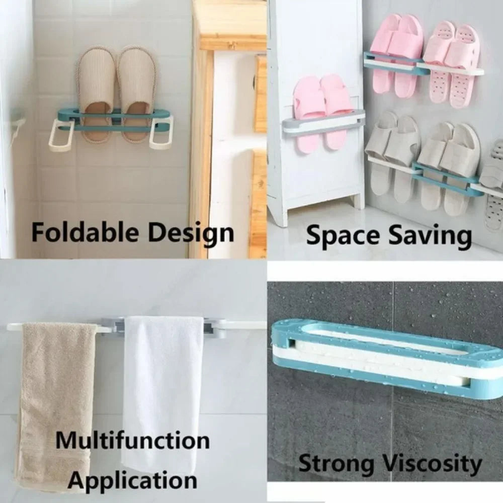 Foldable Waterproof Slipper Rack