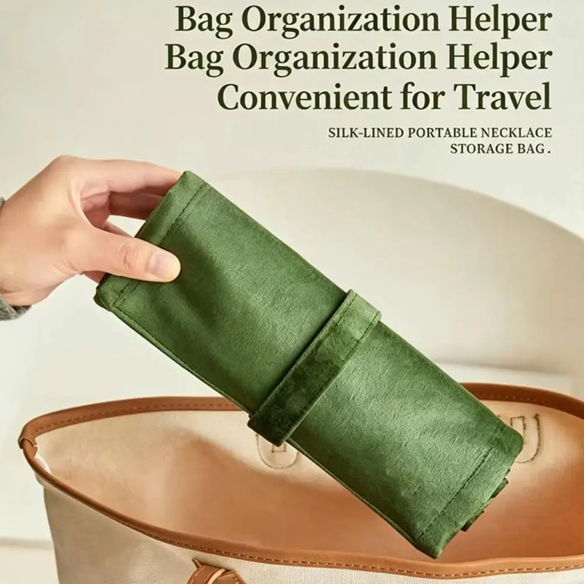 Roll-Up Jewelry Organizer Bag