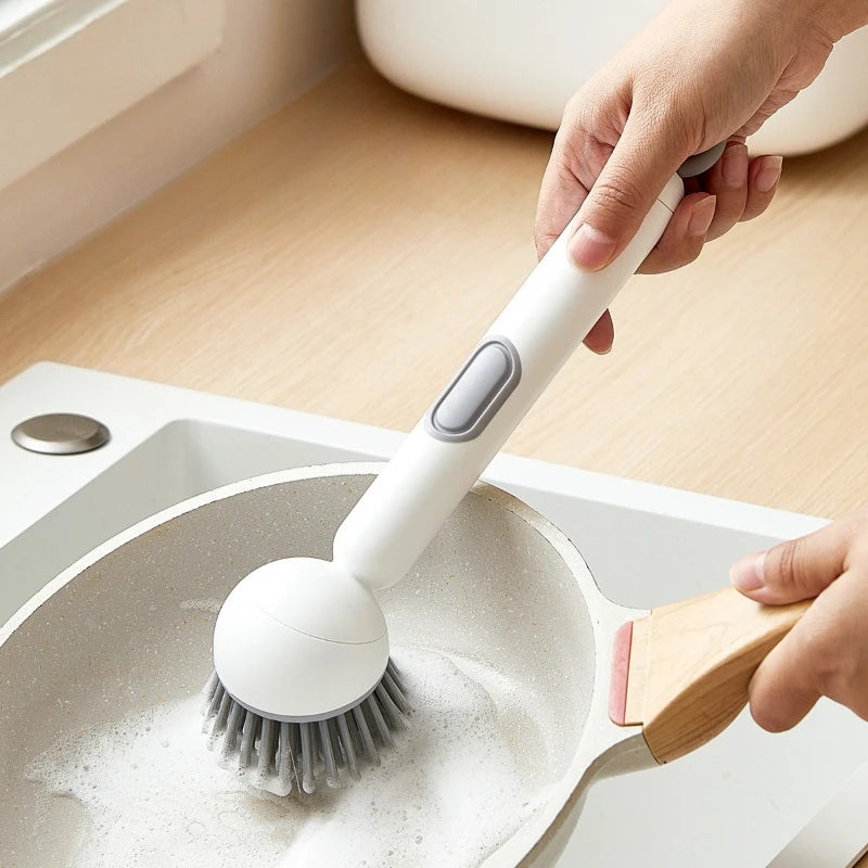Liquid Rotating Pot Brush