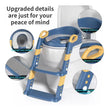 Baby Toilet Training Seat with Adjustable Steps
