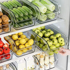 2 PCS Refrigerator Organizer Bins