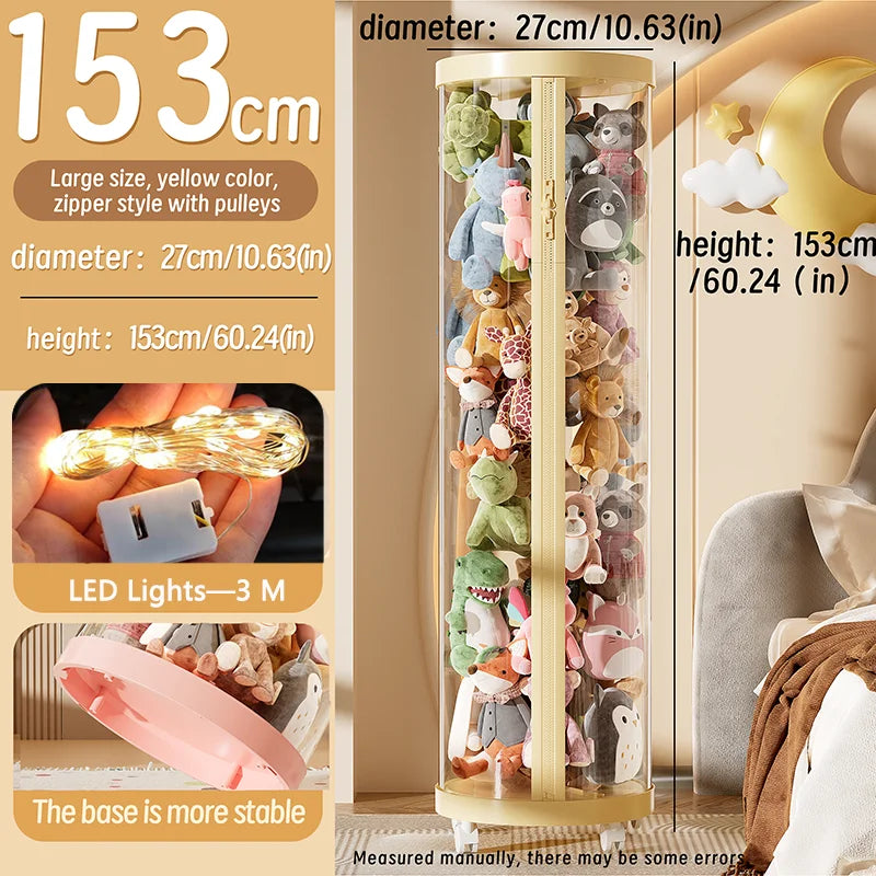 Toys Storage Box With Led&Wheels