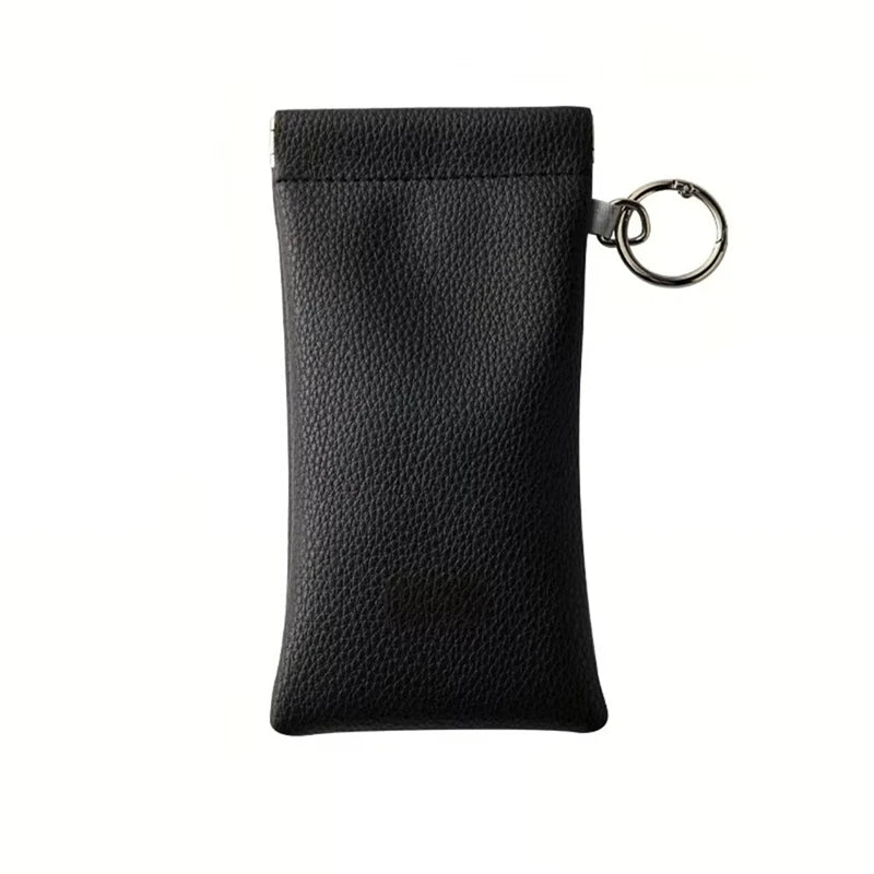 Portable Leather Eyewear Case