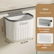 Wall-Mounted Kitchen Trash Bin with Lid