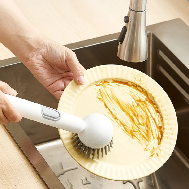Liquid Rotating Pot Brush