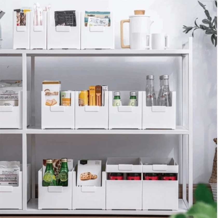 2 PCS Expandable Plastic Storage Box