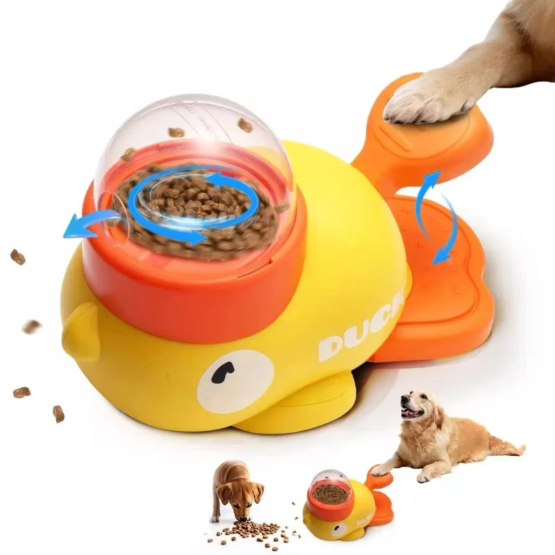 Yellow Duck Pet Feeder