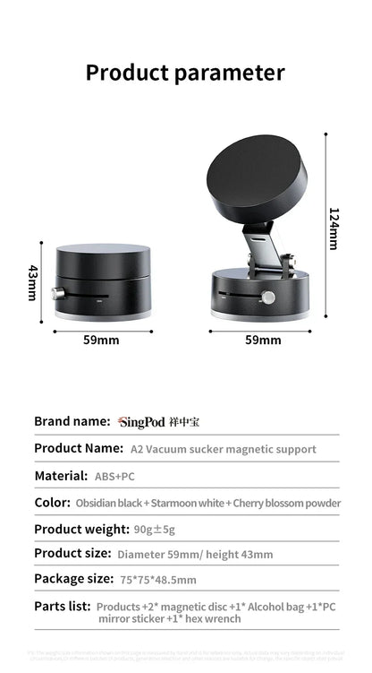 Magnetic MiniVac Phone Holder