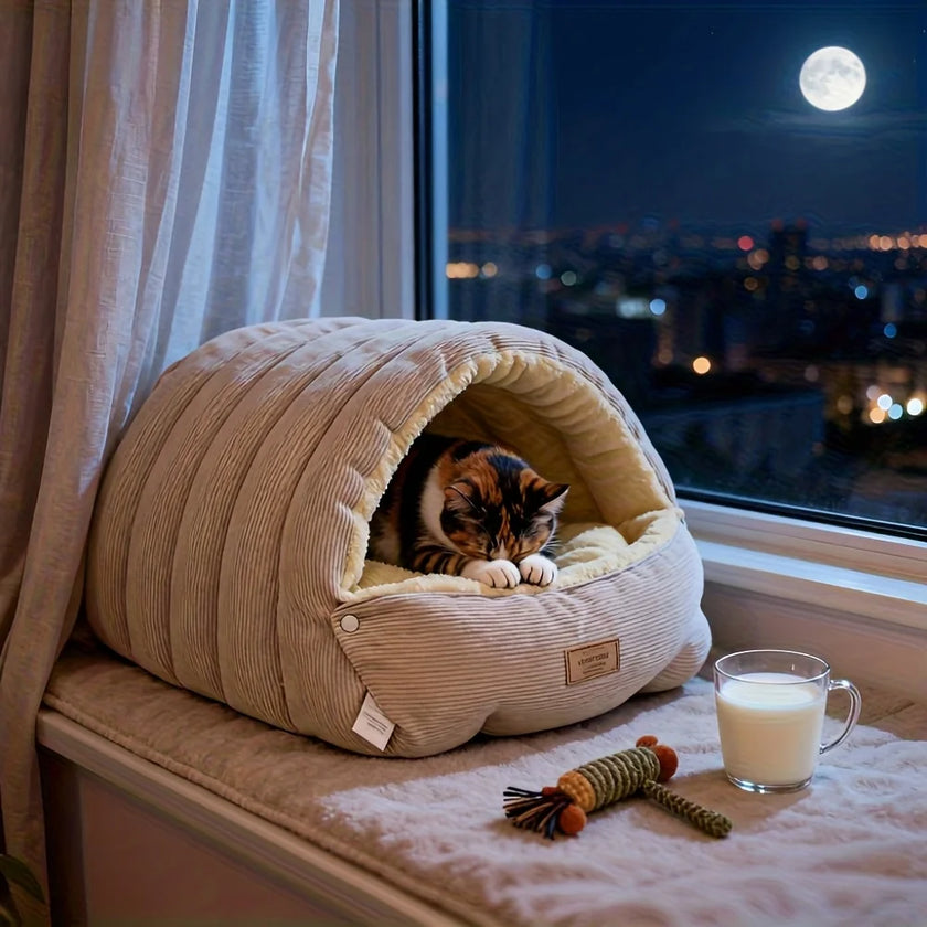 Winter Warm Cat Bed