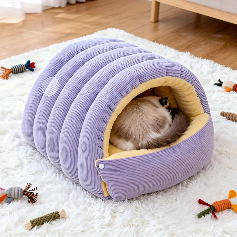 Winter Warm Cat Bed