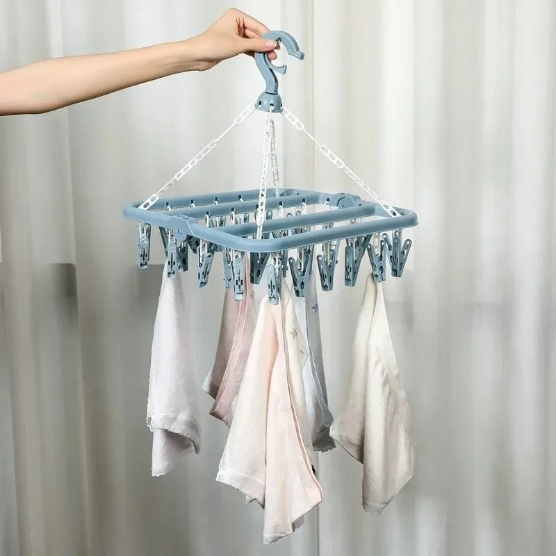 Foldable Clothes Drying Rack