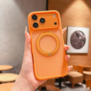 Matte Magnetic Ring Case for iPhone 17/18 Pro Max