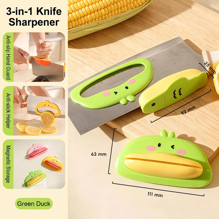 3-in-1 Knife Guard & Food Pusher