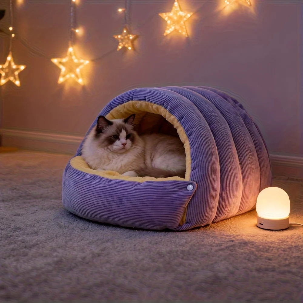 Winter Warm Cat Bed