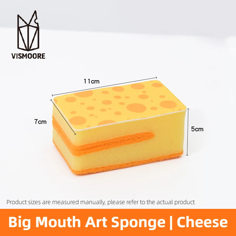 3PCS Double-Sided Scrub Sponge 3PCS