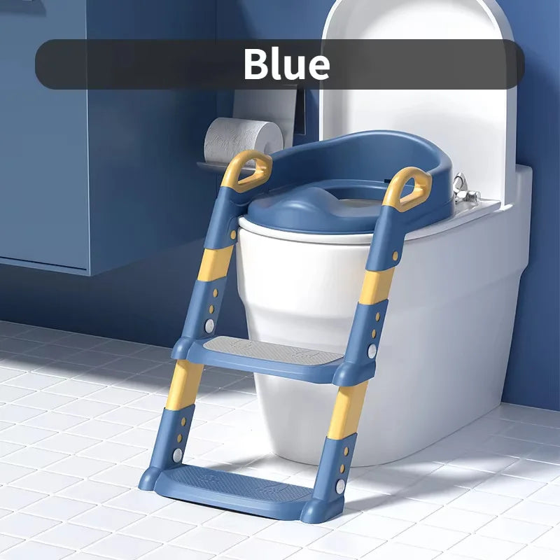 Baby Toilet Training Seat with Adjustable Steps