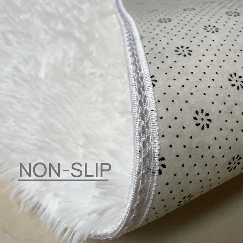 Round Fluffy Soft Area Rug