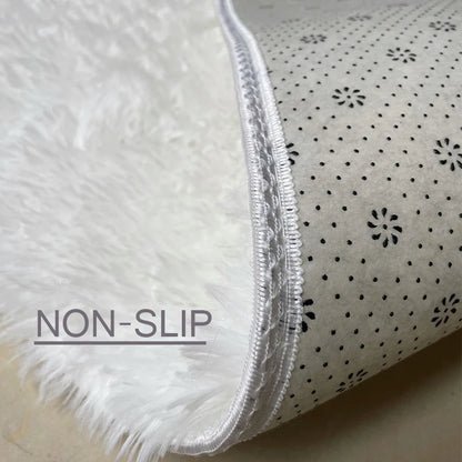 Round Fluffy Soft Area Rug