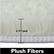 Round Fluffy Soft Area Rug