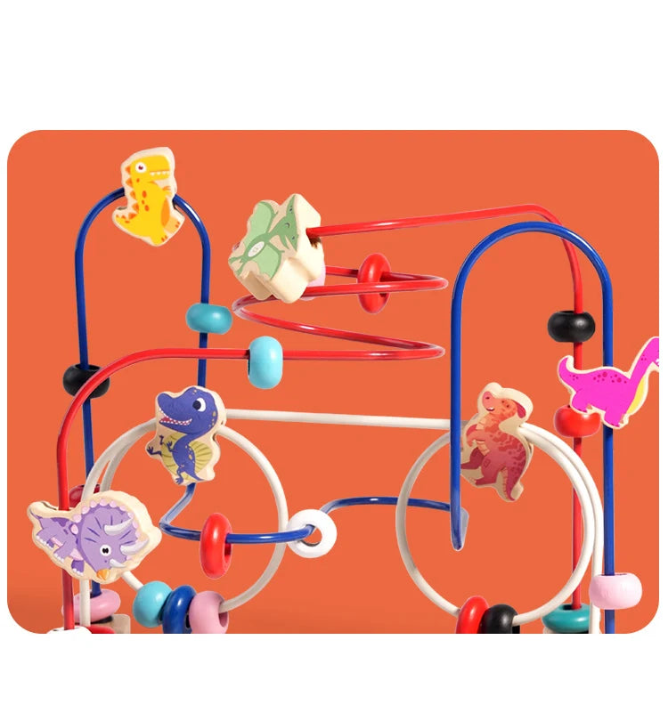 Montessori Wooden Bead Toy